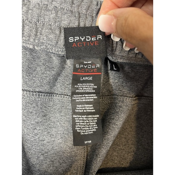 Spyder‎ Active Pants Women's Large Gray Tapered 26" Inseam - Picture 9 of 12